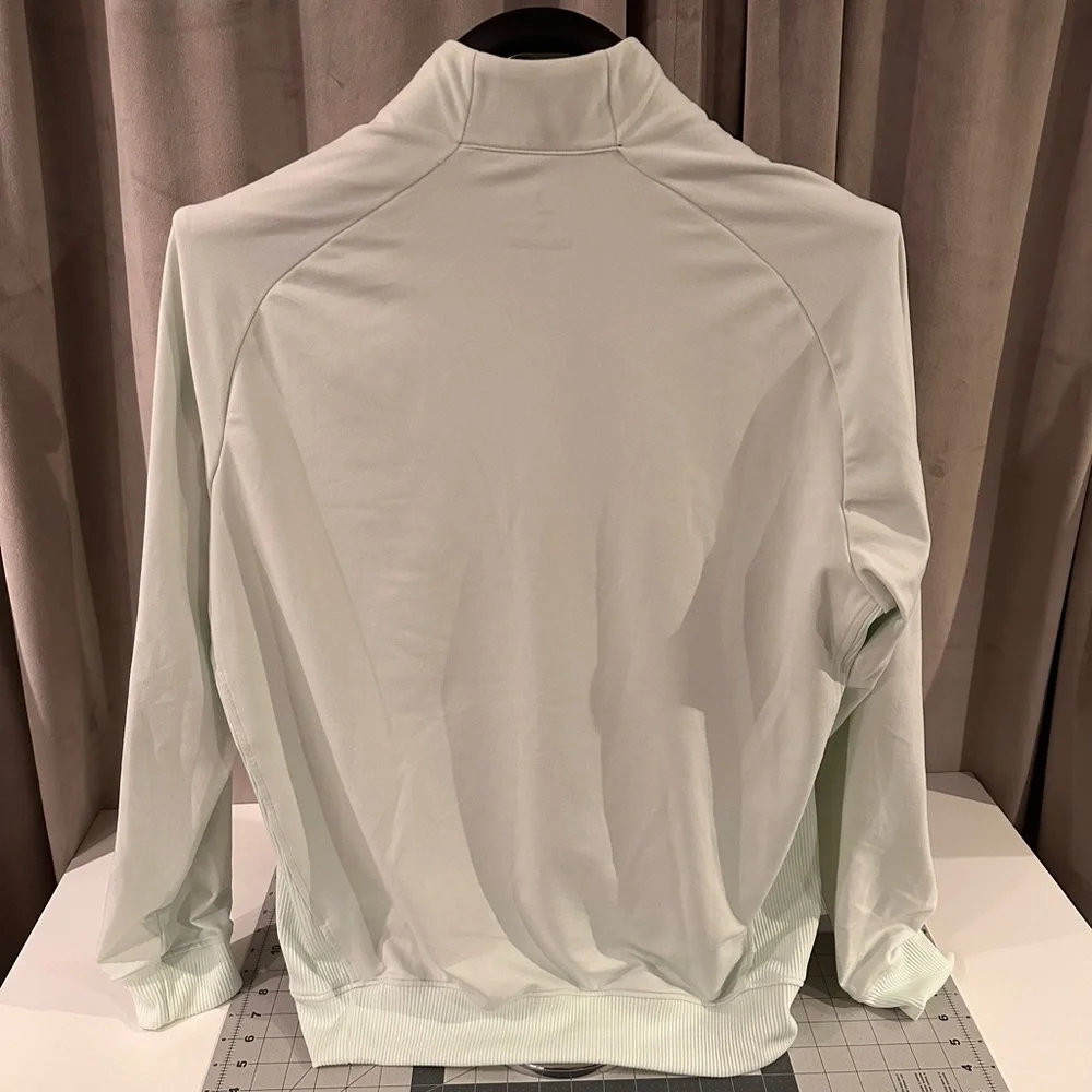 Adidas Mint Green Quarter-Zip Pullover - Picture 2 of 10